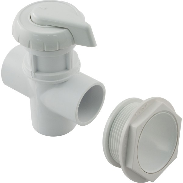 Diverter Valve, Hydro-Air/BWG Hydroflow, 1"s, 2 Port, White : 11-4020WHT