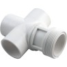 Body, Balboa Water Group HydroAir Hydroflow 3-Way Valve, 1" : 31-4021