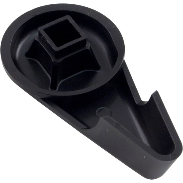 Handle, BWG HydroAir Hydroflow 3-Way Valve, 2", Black : 31-4004BLK
