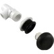 On/Off Valve, Waterway, 1"s x 1"s, Single Port, Black : 600-4361