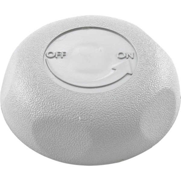 Knob, Waterway Single Port On/Off Valve, 2-1/2"fd, Gray : 602-4357