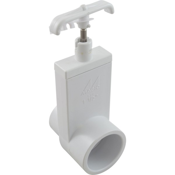 Gate Valve, UniBody, Magic, 1-1/2"s x 1-1/2"spg, 80psi : 0412-15