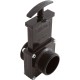 Gate Valve, 3 pc, Valterra, 2"mpt x 2"mpt, 40psi, Black : 7204