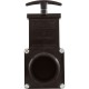 Gate Valve, 3 pc, Valterra, 2"mpt x 2"mpt, 40psi, Black : 7204