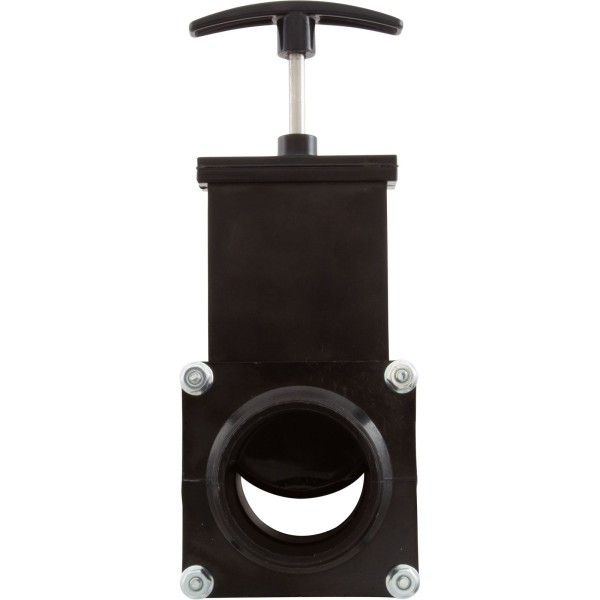 Gate Valve, 3 pc, Valterra, 2"mpt x 2"mpt, 40psi, Black : 7204