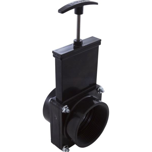 Gate Valve, 3 pc, Valterra, 3"fpt x 3"spg, 30psi, Black : 7310