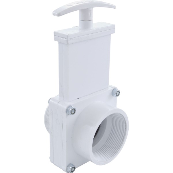 Gate Valve, 3 pc, SS Paddle, Valterra, 2"fpt x 2"mpt, 30psi : 4208