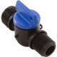 Hose Bib, Pentair 1/2" PVC, w/ T Handle : R175009