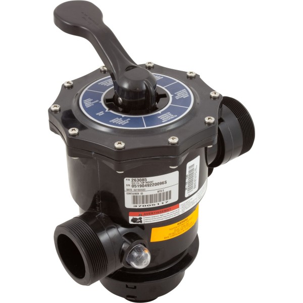 Multiport Valve, Pentair TA60, SD80, CFII26, TM, 2", w/o Unions : 263085