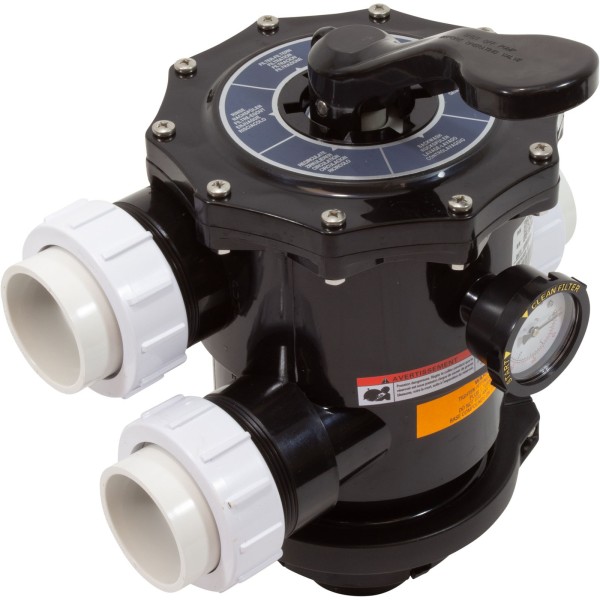 MPV, Pentair 2" Top Mount Hybrid, 6 Pos, Clamp-On, w/Fittings : 262525