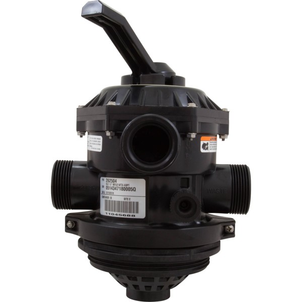 Multiport Valve, Pentair Tagelus TM 12-B, 1-1/2"bt, 6 Pos : 262504