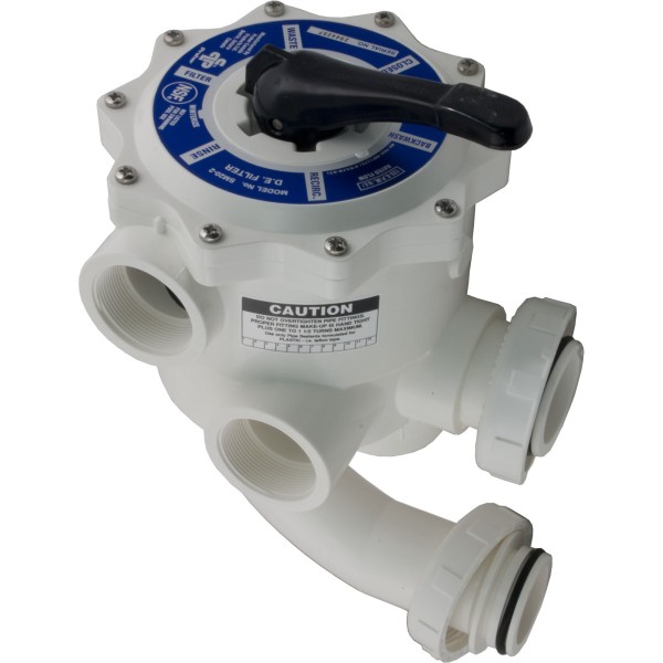 Multiport Valve, Praher SM2-PP2, 2", with PacFab Plumbing : SM2-PP2