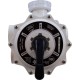 Multiport Valve, Praher SM2-SR3U, 2", w/StaRite Plumbing, Wht : SM2-SR3U