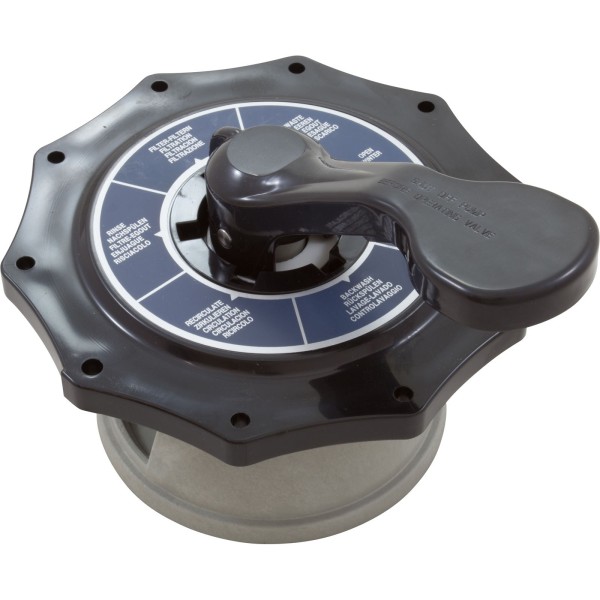 Lid Assembly, Pentair 2" Top Mount Hybrid Valve, 6 Position : 272568Z
