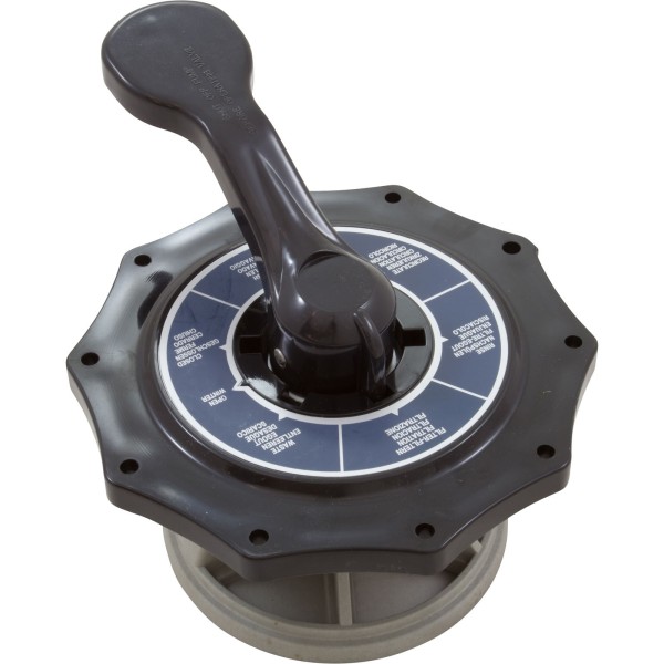 Lid Assembly, Pentair 2" Top Mount Hybrid Valve, 6 Position : 272568Z