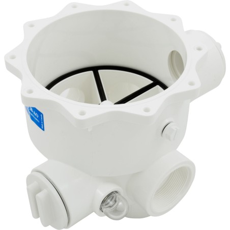 Body, Praher ABS 2" Side Mount Valves, 2"fpt, White : E-13-S2