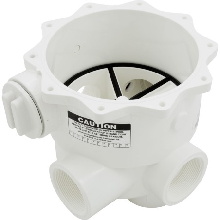 Body, Praher ABS 2" Side Mount Valves, 2"fpt, White : E-13-S2