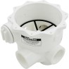 Body, Praher ABS 2" Side Mount Valves, 2"fpt, White : E-13-S2