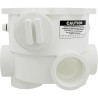 Body, Praher ABS 2" Side Mount Valves, 2"fpt, White : E-13-S2