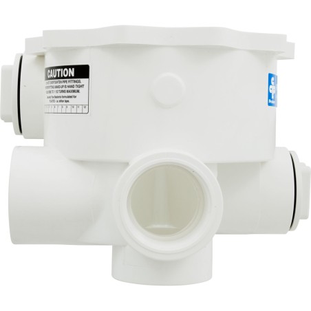 Body, Praher ABS 2" Side Mount Valves, 2"fpt, White : E-13-S2
