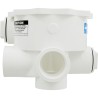 Body, Praher ABS 2" Side Mount Valves, 2"fpt, White : E-13-S2