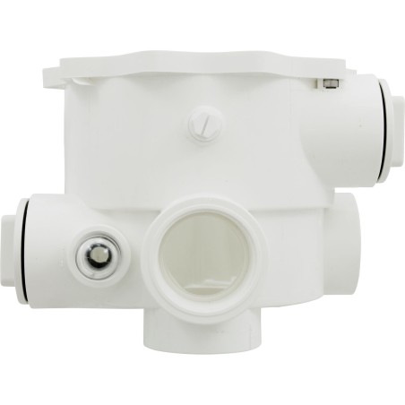 Body, Praher ABS 2" Side Mount Valves, 2"fpt, White : E-13-S2