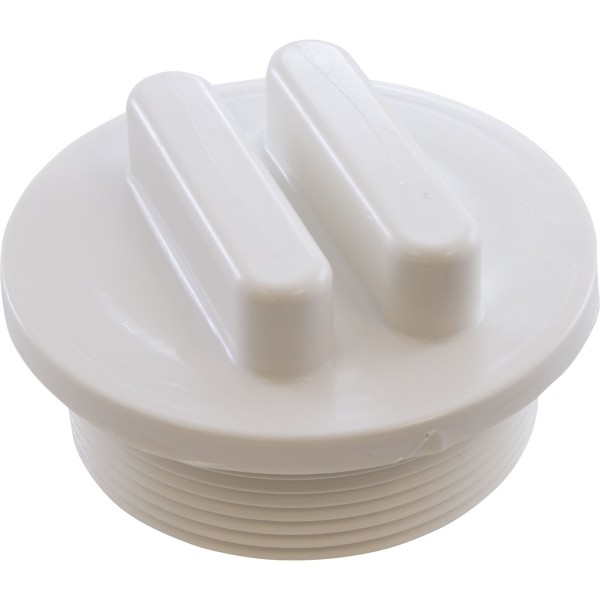 Plug, Praher ABS Side Mount Valves, 2"mpt, White : E-19-S2