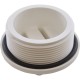 Plug, Praher ABS Side Mount Valves, 2"mpt, White : E-19-S2