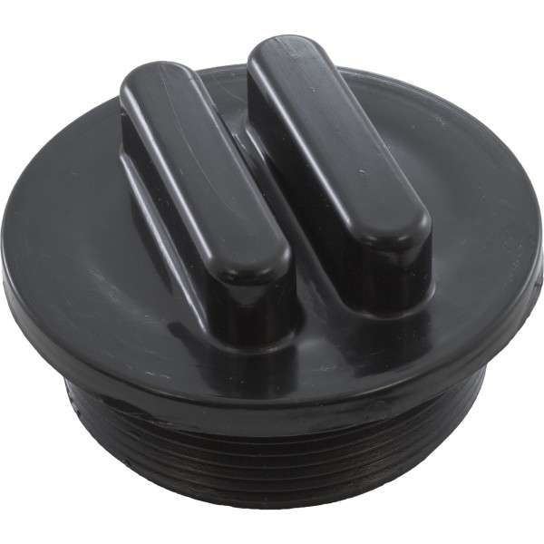 Plug, Praher ABS Side Mount Valves, 2"mpt, Black : E-19-S2B