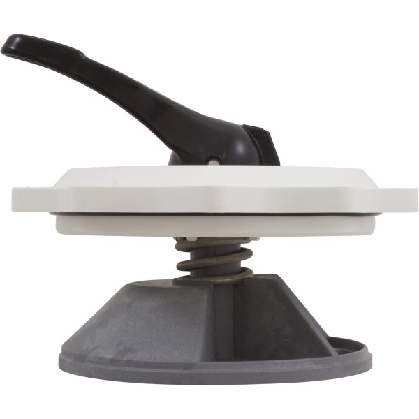 Lid Assembly, Praher ABS Top/Side Mt Valves, w/O-Ring, 2", Wht : E-50-S2