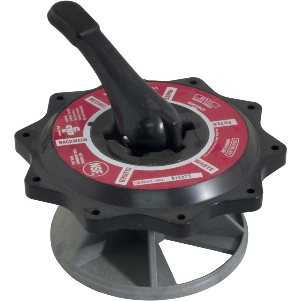 Lid Assembly, Praher ABS Top/Side Mount Valves, 2", Blk, 125gpm : E-50-S2B