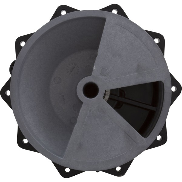 Lid Assembly, Praher ABS Top/Side Mount Valves, 2", Blk, 125gpm : E-50-S2B