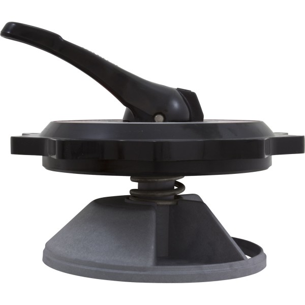 Lid Assembly, Praher ABS Top/Side Mount Valves, 2", Blk, 125gpm : E-50-S2B