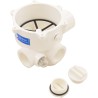 Body Assembly, Praher SM-10-AO Valve, 1-1/2", White : E-55-S1