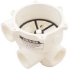 Body Assembly, Praher SM-10-AO Valve, 1-1/2", White : E-55-S1