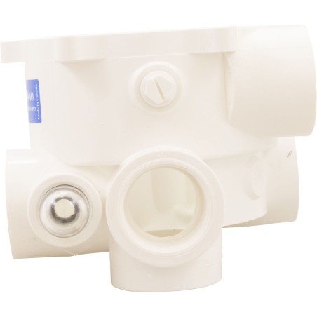 Body Assembly, Praher SM-10-AO Valve, 1-1/2", White : E-55-S1