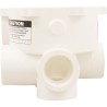 Body Assembly, Praher SM-10-AO Valve, 1-1/2", White : E-55-S1