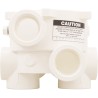 Body Assembly, Praher SM-10-AO Valve, 1-1/2", White : E-55-S1