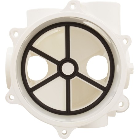 Body Assembly, Praher SM-10-AO Valve, 1-1/2", White : E-55-S1