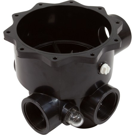Body Assembly, Praher SM-20-AO Valve, 2", Black : E-55-S2B