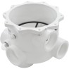 Body Assembly, Praher SM2-PP3 Valve, 2", White : E-55-S2PP3