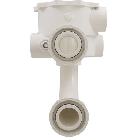 Body Assembly, Praher SM2-PP3 Valve, 2", White : E-55-S2PP3