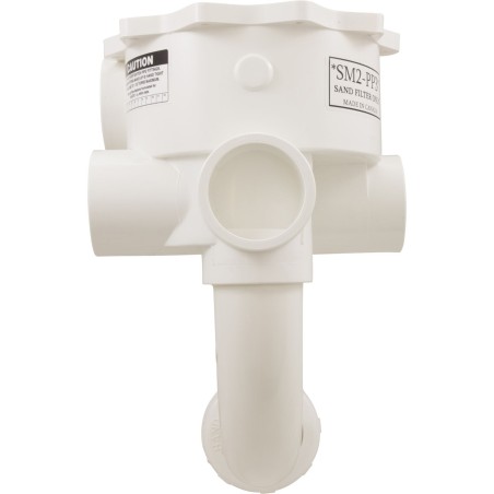 Body Assembly, Praher SM2-PP3 Valve, 2", White : E-55-S2PP3