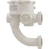 Body Assembly, Praher SM2-PP3 Valve, 2", White : E-55-S2PP3