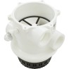 Body Assembly, Praher TM-12-A Valve, 1-1/2", White : E55-T12A