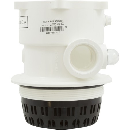 Body Assembly, Praher TM-12-A Valve, 1-1/2", White : E55-T12A