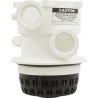 Body Assembly, Praher TM-12-A Valve, 1-1/2", White : E55-T12A