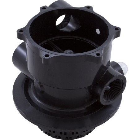 Body Assembly, Praher TM-12-L Valve, 1-1/2", Black : E55-T12L