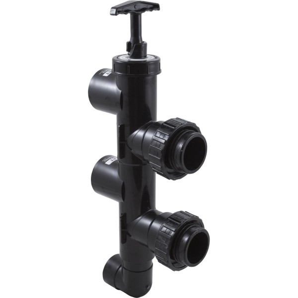 Push Pull Valve, Waterway 2-1/2", with 2" Reducer : 600-1500