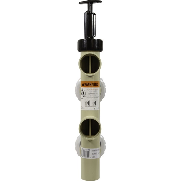Push Pull Valve, PacFab, 2" Slip, PVC, Generic : 25831-119-750